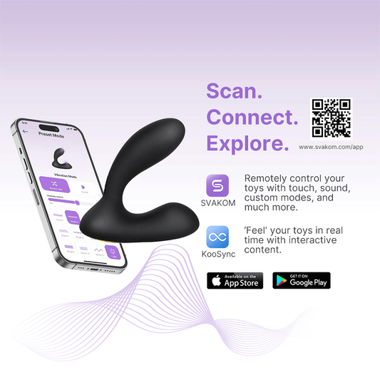 Estimulador de Próstata y Perineo Vick NEO Negro By Svakom