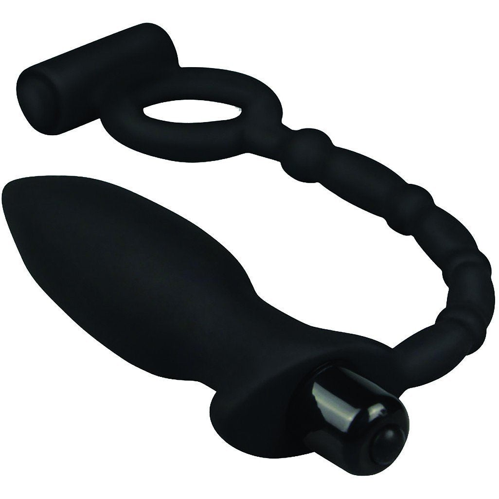 ASS KICKER VIBRATING PLUG COMBO