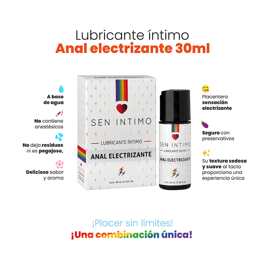 Lubricante Íntimo Anal Electrizante x 30 ml by Sen Íntimo