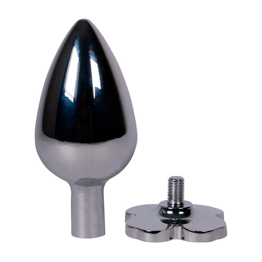 Plug Anal Trébol Gema Fucsia Talla M