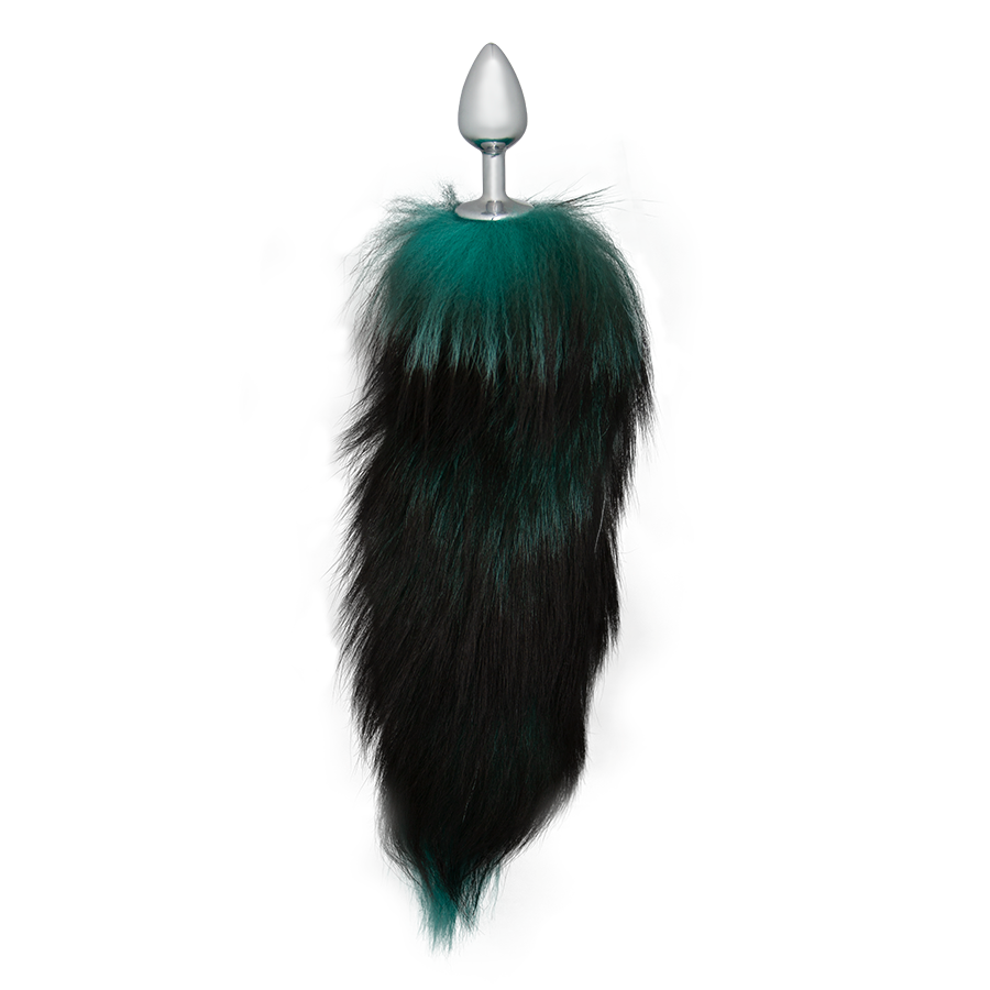 GREEN AND BLACK FOX