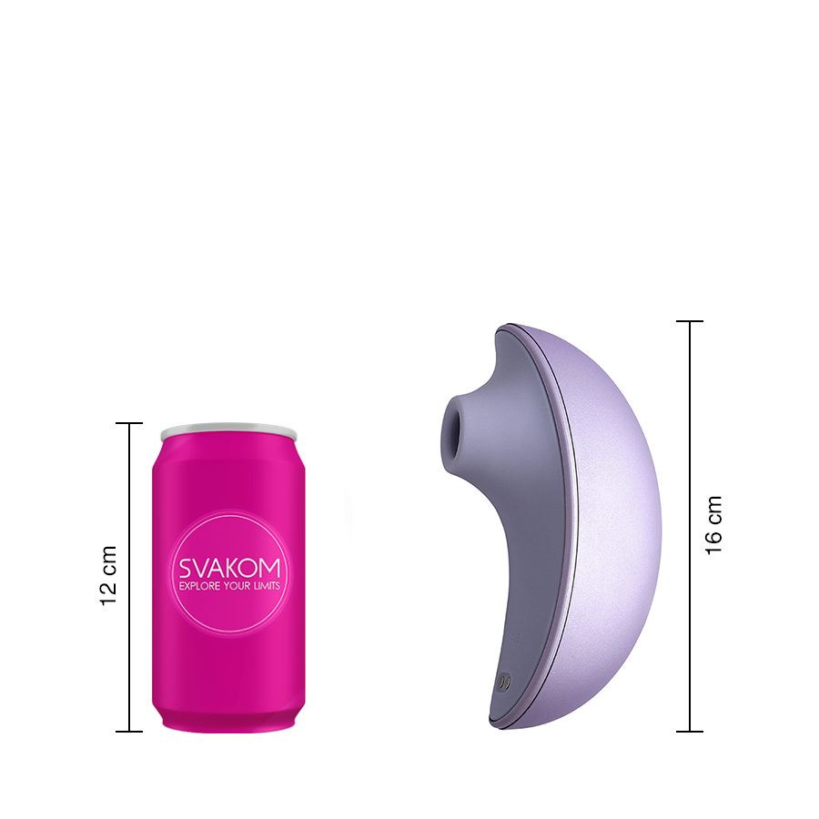 Estimulador Clitorial Pulse Galaxie Lila Metálico Controlado por APP Global By Svakom