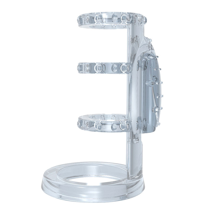 Vibrating Cock Cage Clear