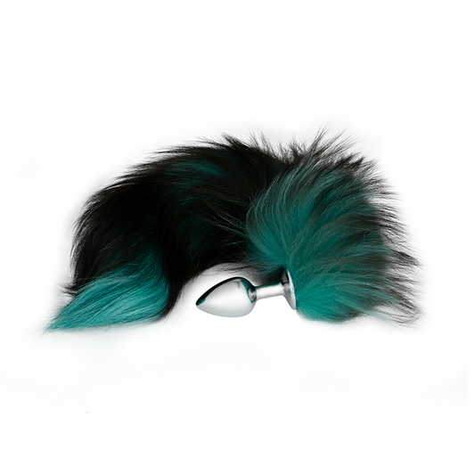 GREEN AND BLACK FOX