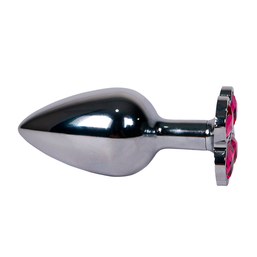 Plug Anal Trébol Gema Fucsia Talla M