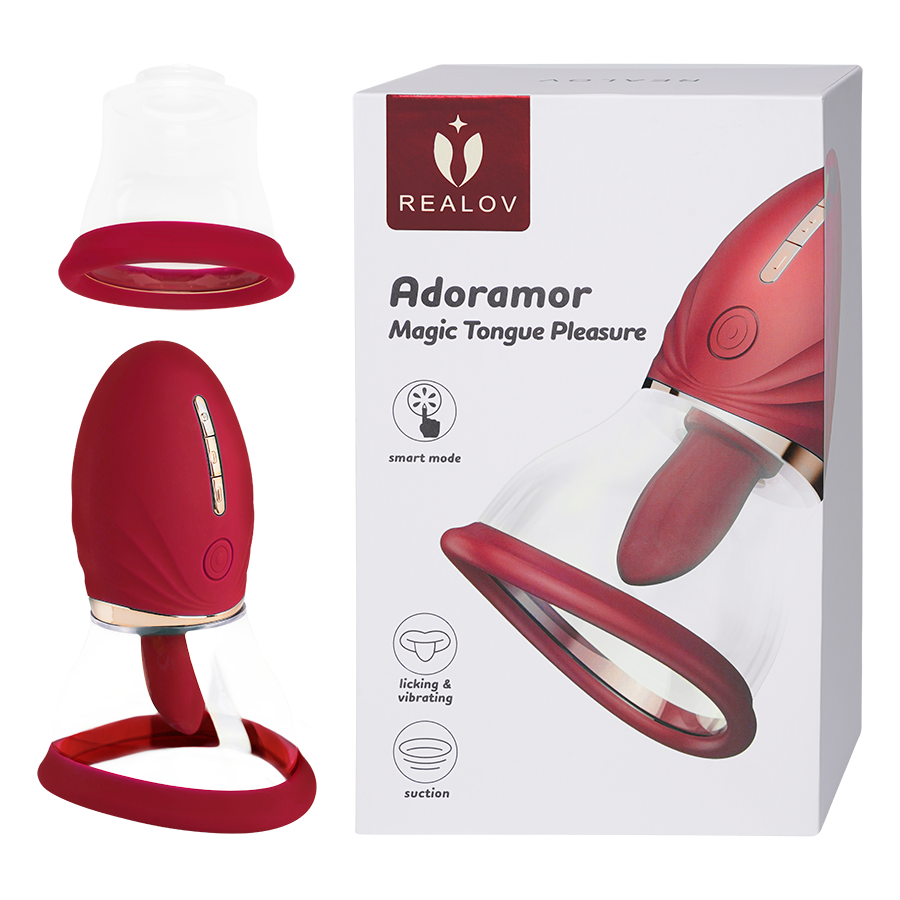 ADORAMOR MAGIC TONGUE PLEASURE RED