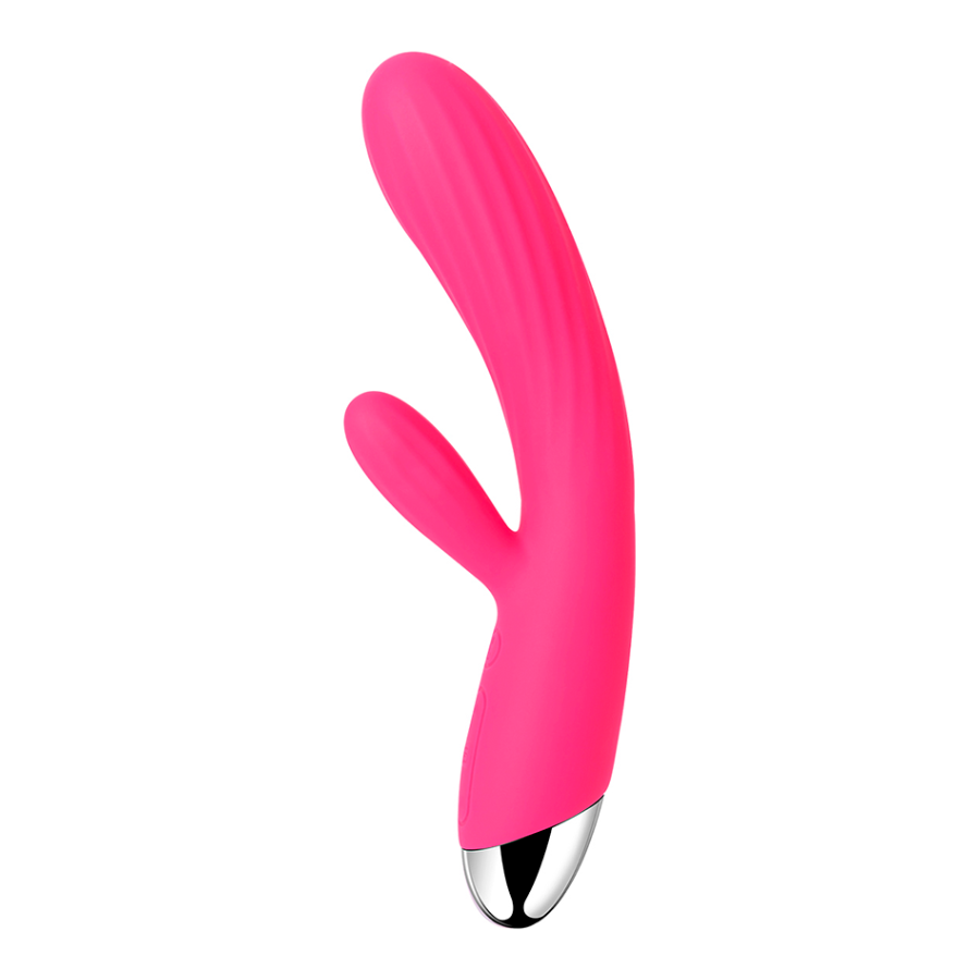 Vibrador de Doble Estimulación Angel Rojo Ciruela By Svakom