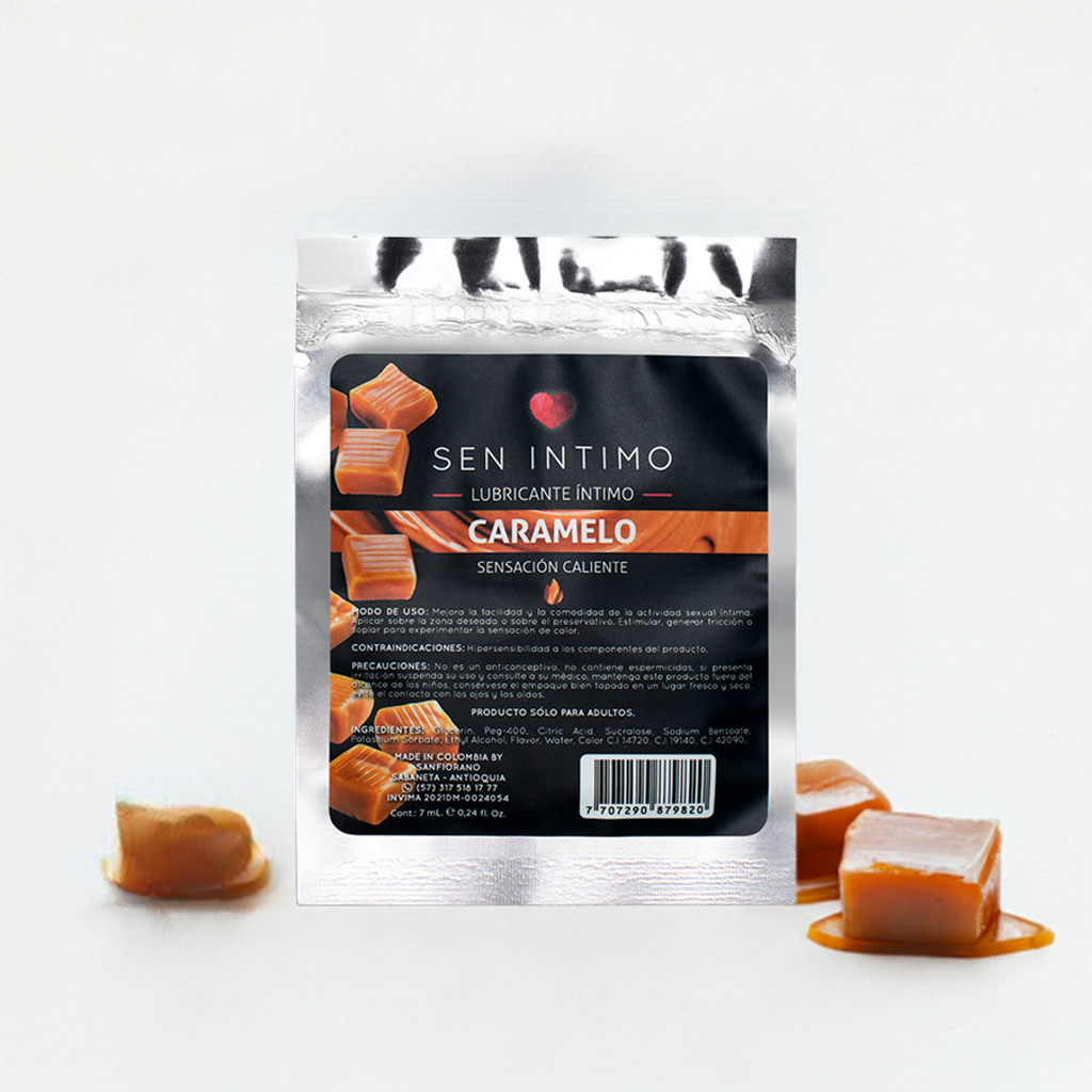 Lubricante Íntimo Caramelo Sensación Caliente x 7 ml by Sen íntimo