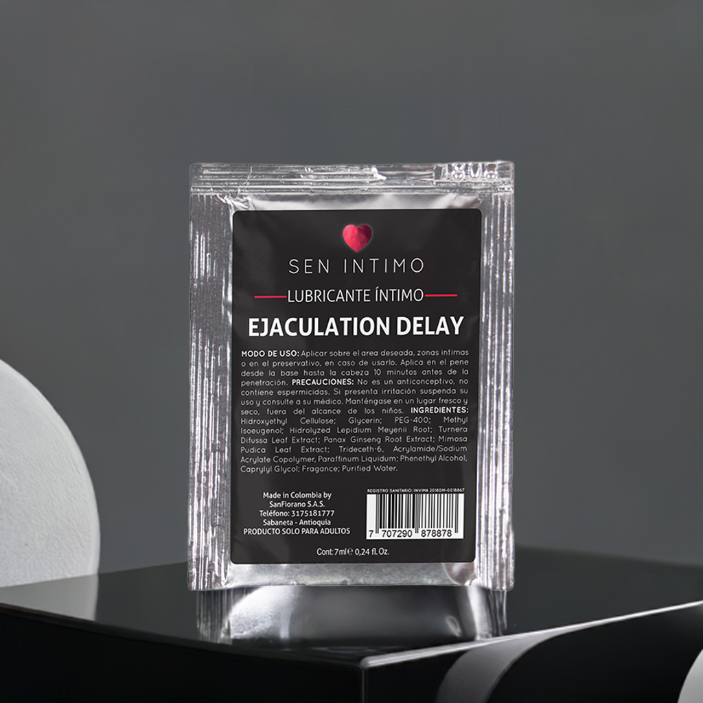 Retardante Íntimo Ejaculation Delay Sachet x 7 ml by Sen Íntimo