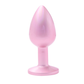 Jewelry Anal Plug Pink Metal/Pink Talla S