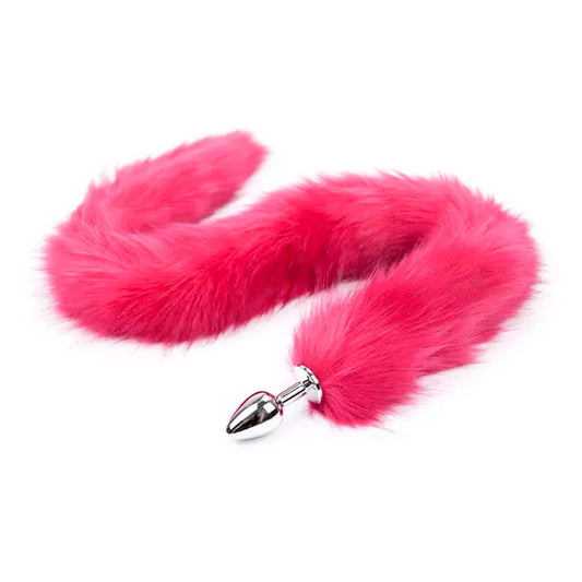FOX LONG DARK PINK