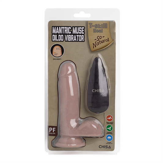 MANTRIC MUSE DILDO VIBRATOR-FLESH