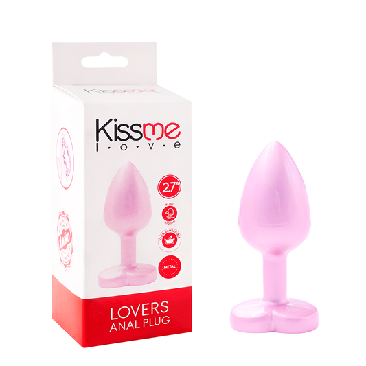 Lovers Anal Plug Pink Metal/Rose Talla S