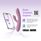 Vibrador Doble Estimulación Trysta NEO Rosa Romántico Controlado por APP Global By Svakom
