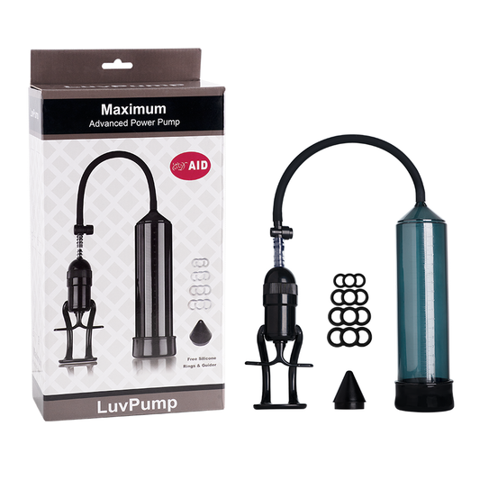 BOMBA PARA EL PENE EASYUP SET BLACK