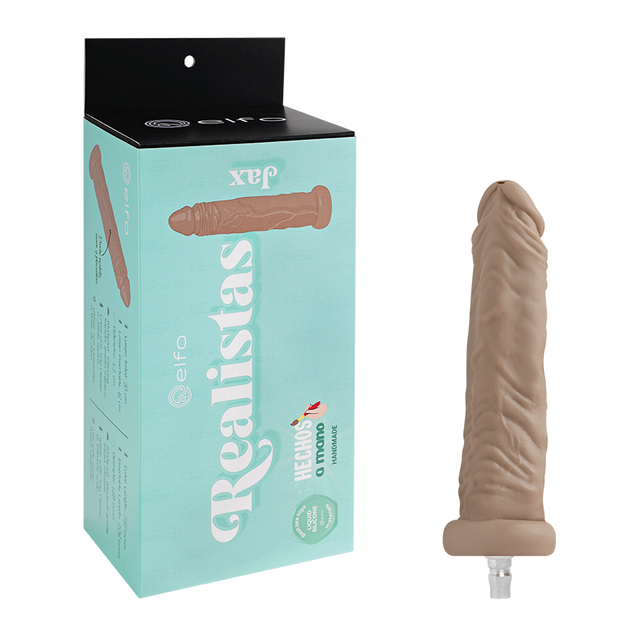 Dildo Jax Caramelo Compatrible con Robbocock Machine