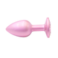 Jewelry Anal Plug Pink Metal/Pink Talla S