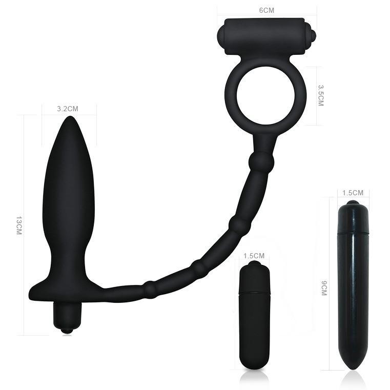 ASS KICKER VIBRATING PLUG COMBO