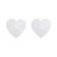 Cubrepezones Corazón Blanco