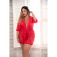 Lace Robe  with Matching G-String