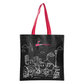 Bolsa Plana Buenas Vibras Negra 37 cm X36 cm