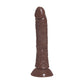 Dildo Realistic Brown 8.26''