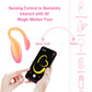Vibrador Magic Flamingo Max Orange Controlado por APP