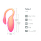 Vibrador Magic Flamingo Max Orange Controlado por APP