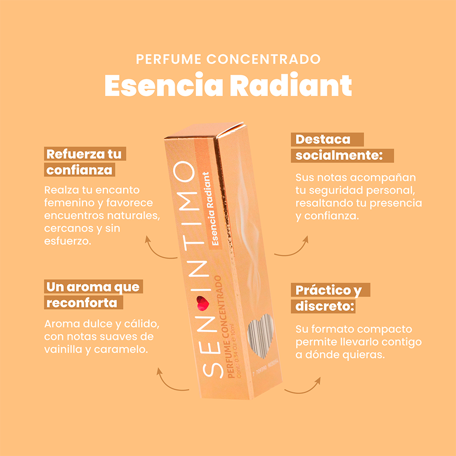 Pheromone Infused Parfum Radiant x 10 Ml Sen Intimo