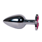 Plug Anal Trébol Gema Fucsia Talla M