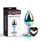 Plug Anal Rainbow Heart Butt
