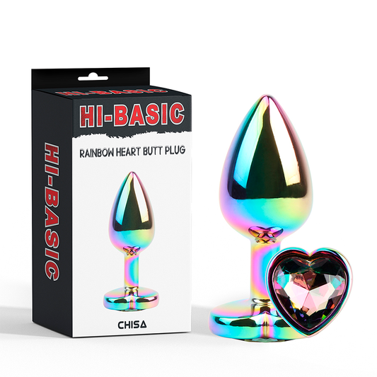 Plug Anal Rainbow Heart Butt