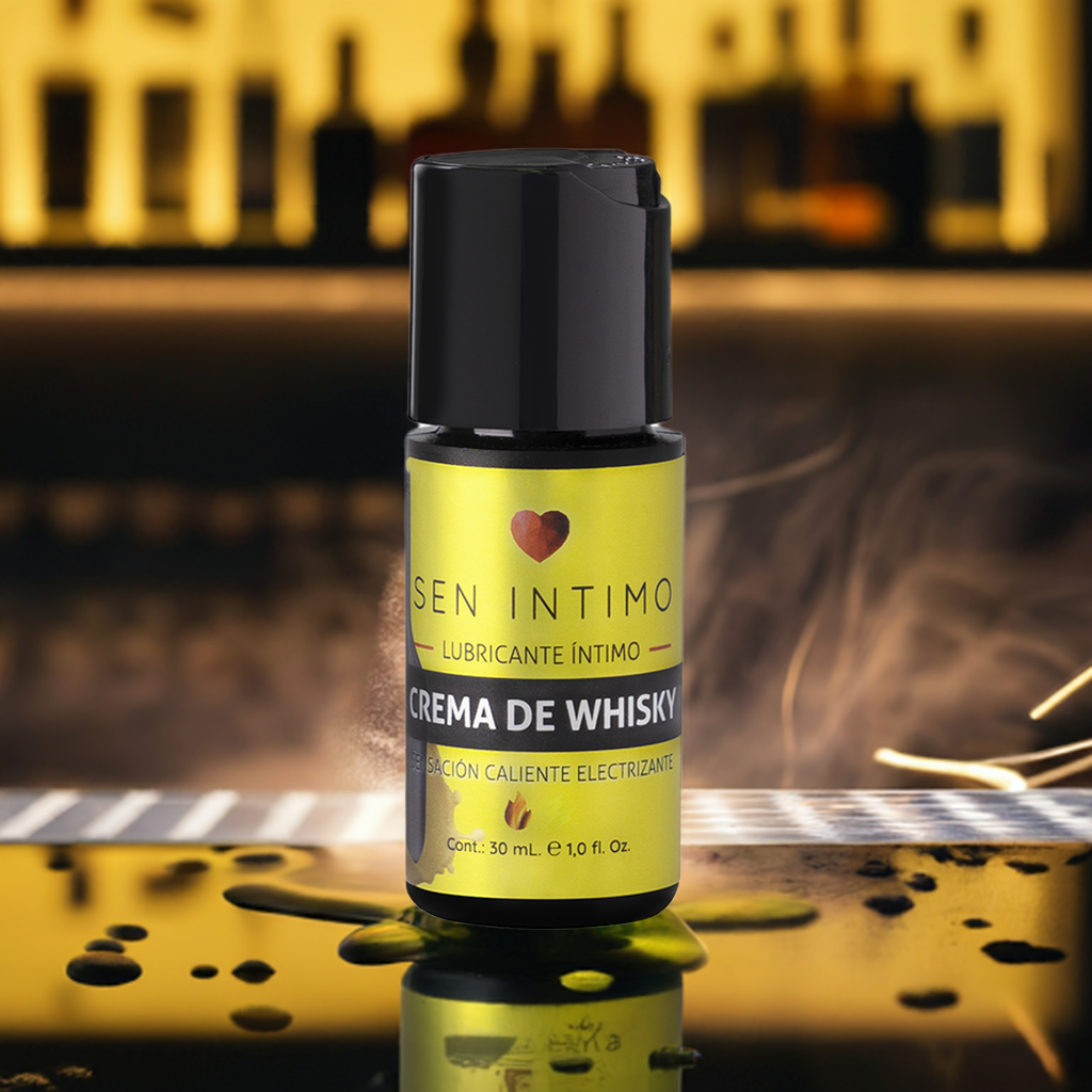 Lubricante Íntimo Crema de Whisky Sensación Caliente electrizante x 30 ml by Sen Íntimo